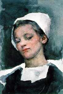 Louise, una niña bretona de Elizabeth Adela Stanhope Forbes