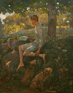 El medio feriado, 1909 de Elizabeth Adela Stanhope Forbes