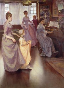 El minueto, 1892 de Elizabeth Adela Stanhope Forbes
