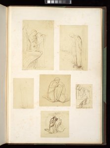 Diseños y bocetos de Elisabeth Eleanor Siddal Rossetti