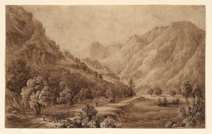 Carretera Simplon entre Baveno y Gravellona de Elizabeth Frances Batty