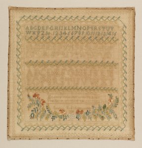 Muestrario de Elizabeth Jane Alden