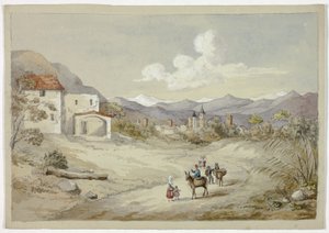 Albenga en la carretera de Corniche (Costera) de Elizabeth Murray