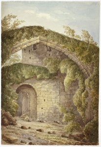Interior del castillo de Conway