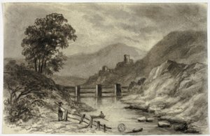 Arroyo de montaña con bote de Elizabeth Murray