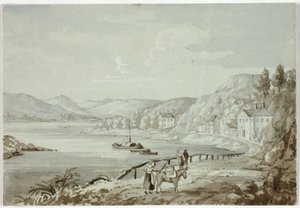 En el Rin (recto), y Madre e hijo (verso)