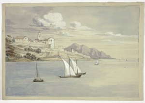 Portofino desde el mar, Génova de Elizabeth Murray