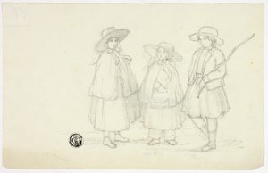 Tres niñas pequeñas de Elizabeth Murray