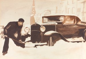 Desenterrando el coche, 1934 de Elizabeth R. Dewey