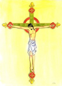 Un Crucifijo, 2001 de Elizabeth Wang