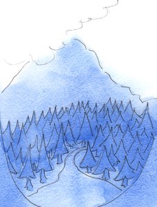 A lo largo del Camino al Cielo: Es mejor si mantenemos nuestros ojos en la cumbre brillante de la Montaña Sagrada que en el camino sombrío abajo, 2003