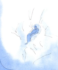 Así como un niño descansa después de jugar en un campo de nieve, así puedo descansar en Dios, acunado en Su Divinidad, siempre que me vuelvo a Él con confianza