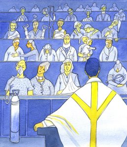 Al mirar el sacerdote a su congregación, preparándose para predicar y enseñar en la Misa, debe recordar cuán necesitados están de Elizabeth Wang