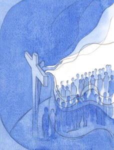 Por Su divina compasión, y en solidaridad con Su propio pueblo en la Tierra, Cristo cubrió los pecados de toda la raza humana. de Elizabeth Wang