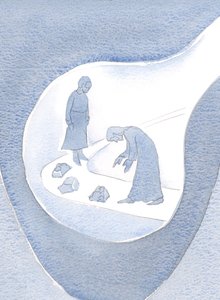 Cristo mismo, en Su humildad, se inclina para ayudarnos, una y otra vez; corrigiendo nuestros errores - nuestra 