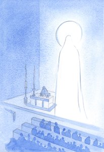 Cristo y Su Santa Madre están vivos, en el Cielo ahora, gloriosos. Ser así glorificado es ser majestuoso y perfecto en todos los sentidos de Elizabeth Wang