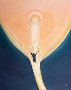 Cristo se inclina desde el Cielo y nos atrae, con el poder del Espíritu Santo, al corazón de Dios.
