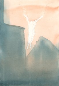Cristo salta amorosamente a las temibles y oscuras profundidades de nuestros corazones de Elizabeth Wang