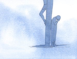 Cristo levantó mi alma en oración, mientras me aferraba a Él, el crucificado, unidos por las heridas, sufriendo como uno