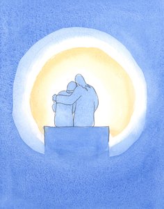 Cristo se sienta a nuestro lado en la 
