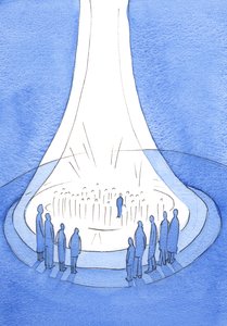 El Sacrificio de Cristo - ofrecido desde la tierra - es como un faro de luz ante el Cielo