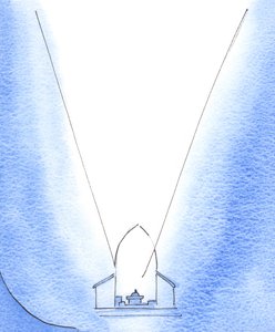 El amor de Cristo por el Padre, en su deleite ardiente, se eleva desde el altar en nuestra iglesia, hasta las alturas infinitas del Cielo de Elizabeth Wang
