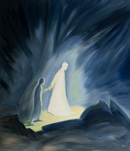 Incluso en la oscuridad de nuestros sufrimientos, Jesús nos consuela y guía. de Elizabeth Wang