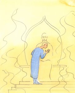 Dios Padre puede elevarnos en oración, a través de Su gloria ardiente, hasta que nos apoyemos en el corazón del Padre, en íntima bendición, como un niño en el pecho de su padre, confiado en ser escuchado