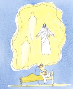 El regalo de Dios para los enfermos es Jesucristo mismo, con el Padre y el Espíritu Santo, un solo Dios, obrando en este sacramento de Elizabeth Wang