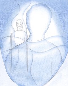 Vi la Presencia Radiante de Cristo, detrás de mis pensamientos y recuerdos, 2000