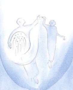 Vi que todos en mi corazón son llevados a la oración que hago con Cristo de Elizabeth Wang