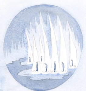 Vi qué santuarios santos y gloriosos somos, iluminados por Su gracia, a través de nuestras Santas Comuniones, 2000 de Elizabeth Wang