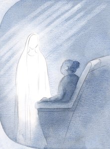 Me quedé en oración con la Virgen María, esta reina y verdadera madre, pidiendo su ayuda para la iglesia y para el mundo de Elizabeth Wang