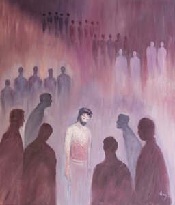 Si nuestros corazones están amargados y resentidos, cuando Cristo viene a nosotros en la Sagrada Comunión, se siente como en Su Santa Pasión, 2002 de Elizabeth Wang