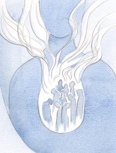 Si el amor de Cristo arde como un fuego en nuestros corazones, tocará las vidas de aquellos que apreciamos y sostenemos allí de Elizabeth Wang