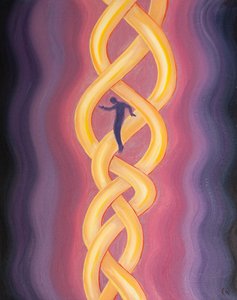 Si anhelamos a Dios en la oración y hacemos Su voluntad, Él nos atraerá a la vibrante vida interior de la Santísima Trinidad, 2000 de Elizabeth Wang
