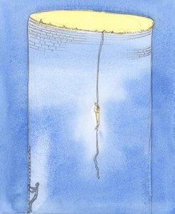 En la intercesión, es como si Dios permitiera que una persona descendiera con una cuerda para rescatar a otra persona que está atrapada en un pozo profundo