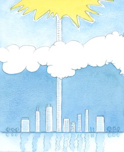 Es a través de la confianza en Dios y la obediencia a Su Iglesia que alguien puede ser llevado como si estuviera en la cima de un edificio que llega hasta el Cielo