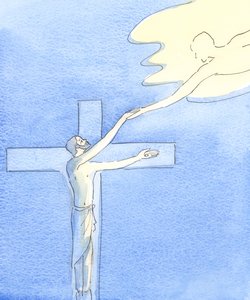 Fue en el Calvario donde Cristo hizo un puente por el cual todos los que vienen a Él pueden alcanzar el Cielo; y es en la Misa donde encontramos el Calvario de Elizabeth Wang