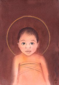 Jesucristo es verdadero Dios, que tomó nuestra naturaleza humana, teniendo la humildad y bondad de venir entre nosotros como un simple infante de Elizabeth Wang