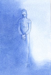 Jesús realmente murió por nosotros. En su cuerpo ordinario, cálido, sólido y real, Jesús fue burlado, golpeado, despojado y crucificado, por nuestros pecados - ¡para salvarnos!, 2001 de Elizabeth Wang