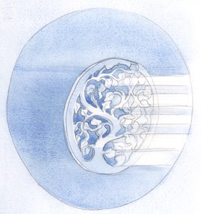 Así como un diseño roto (en un plato de oro) puede ser reparado con una sustancia añadida, nuestra oración se perfecciona por su unión con la oración de Cristo de Elizabeth Wang