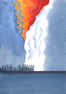 Así como el pueblo de Dios en tiempos de Moisés fue guiado por una columna de fuego, un verdadero contemplativo hoy puede ser guiado interiormente como por un fuego fuerte y dulce