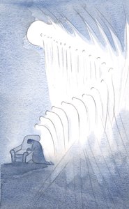 Mi Ángel de la Guarda, y muchos otros, se inclinaron en oración reverente ante las palabras: "Gloria al Padre" de Elizabeth Wang