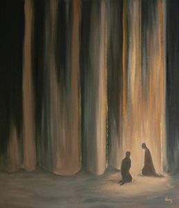 Nuestras oraciones, incluso en la oscuridad, nos unen con Jesús, quien nos prepara para la gloria celestial que se encuentra detrás del velo de Elizabeth Wang