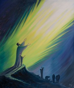 La oración con Cristo es gloriosa y efectiva, pero sin Él es como gritar en la oscuridad. de Elizabeth Wang