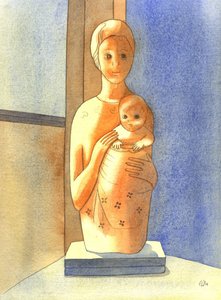 La Virgen y el Niño, 2001 de Elizabeth Wang