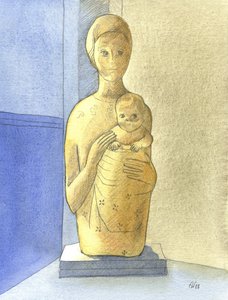 La Virgen y el Niño, 2001 de Elizabeth Wang