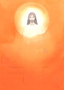 La pureza de Cristo provino de la pureza de su Inmaculada Madre; Él es verdadero Dios y hombre perfecto, 2002 de Elizabeth Wang