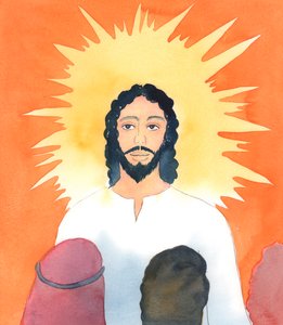 No hay religión como la cristiana, 2005 (acuarela sobre papel)